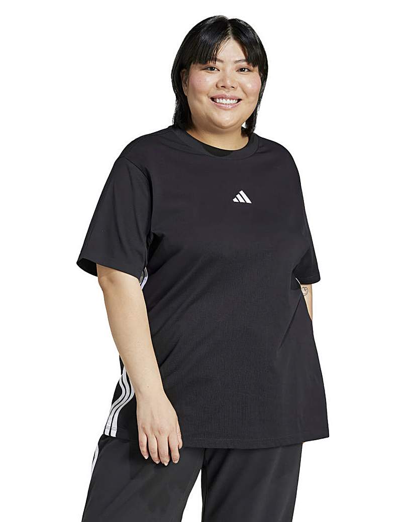 adidas 3 Stripes T-Shirt Plus Size