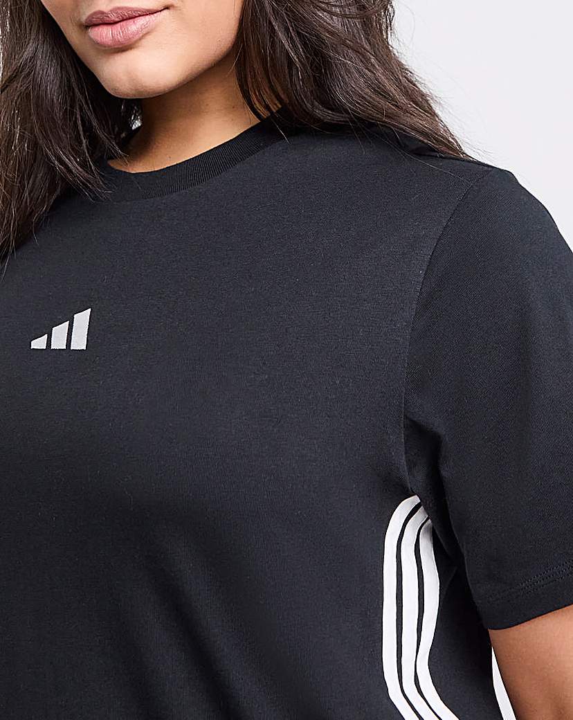 adidas 3 Stripes T-Shirt Plus Size