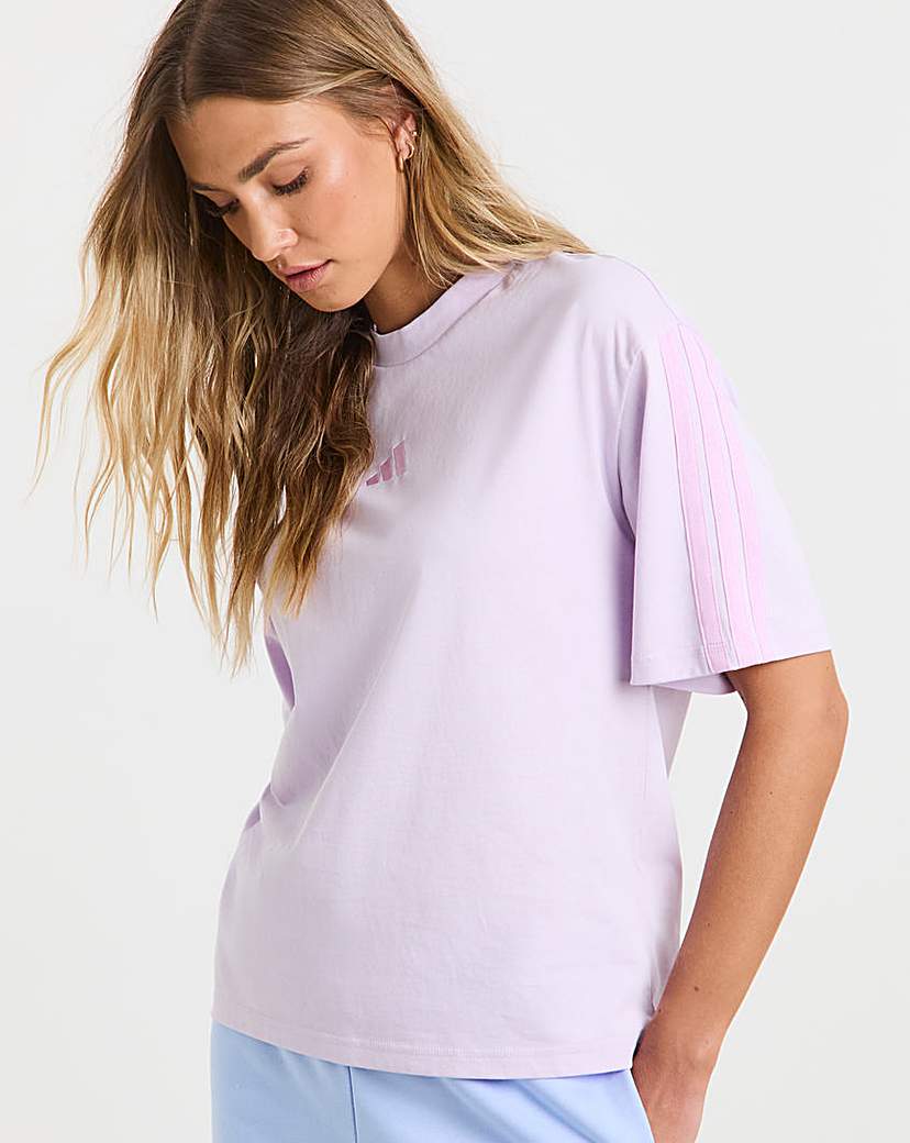 adidas 3 Stripes Boyfriend T-Shirt