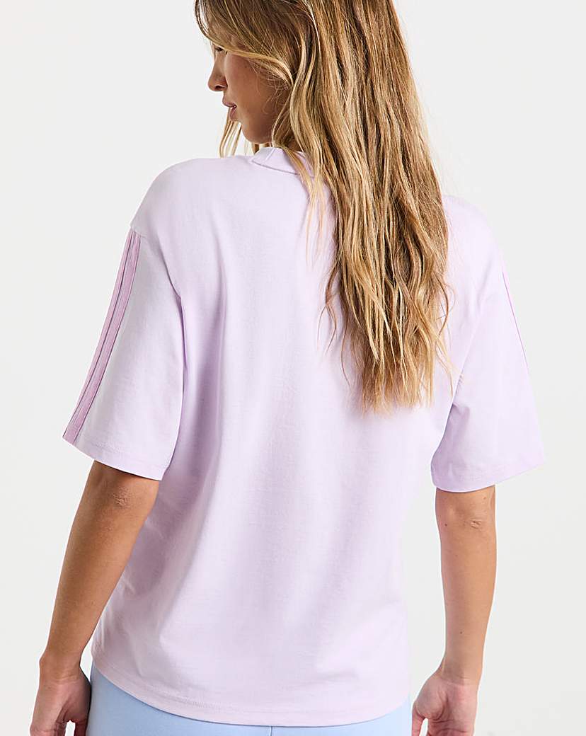 adidas 3 Stripes Boyfriend T-Shirt
