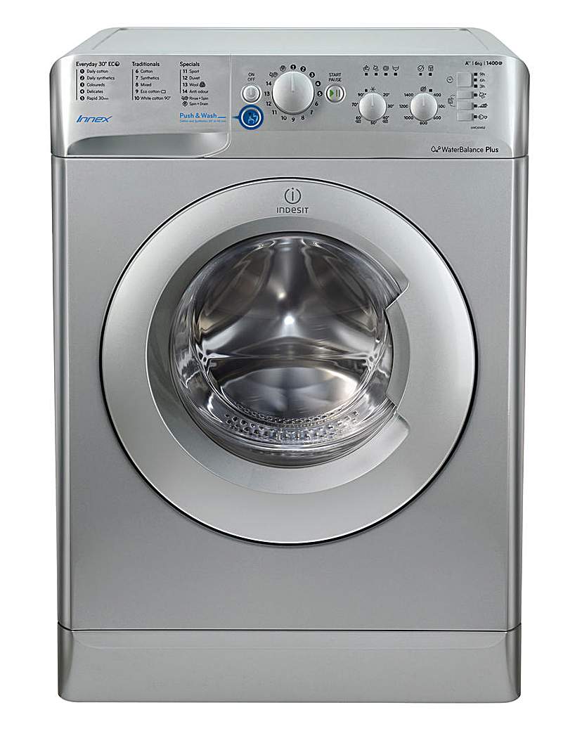 INDESIT 6KG 1400RPM LED WASHING MACHINE