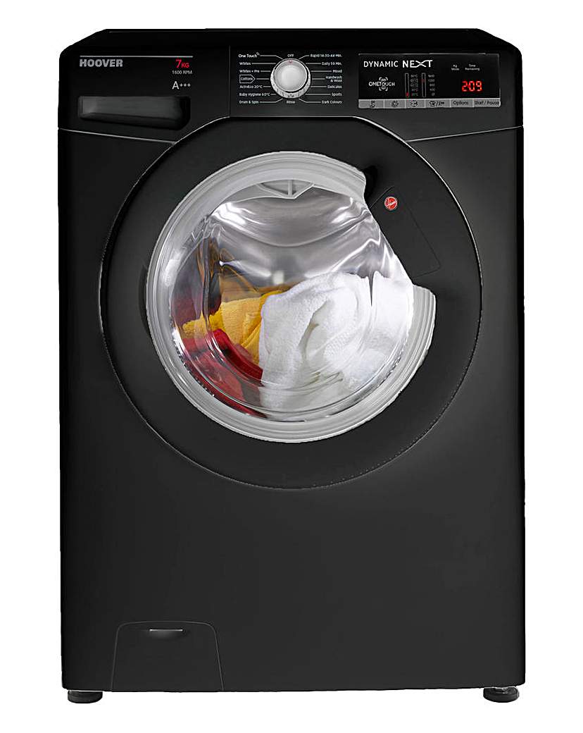 Hoover 7KG 1600RPM Washing Machine Black