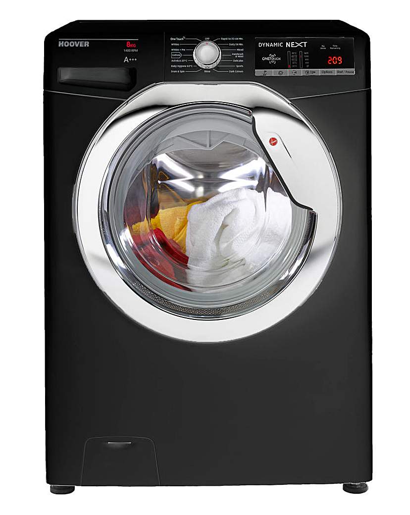 Hoover 8KG 1400RPM Washing Machine Black