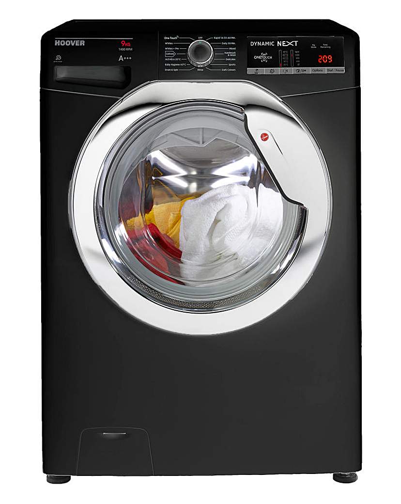 Hoover 9KG 1400RPM Washing Machine Black