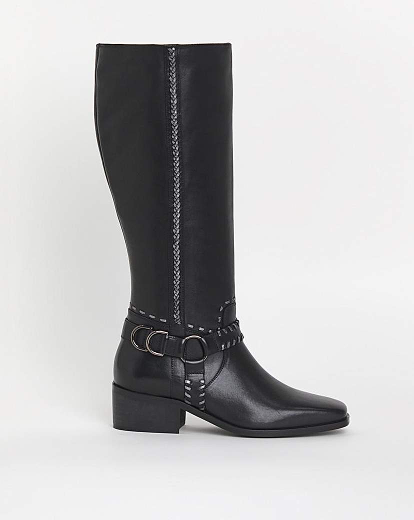 New In - Joe Browns Knee High Leather Boot EEE
