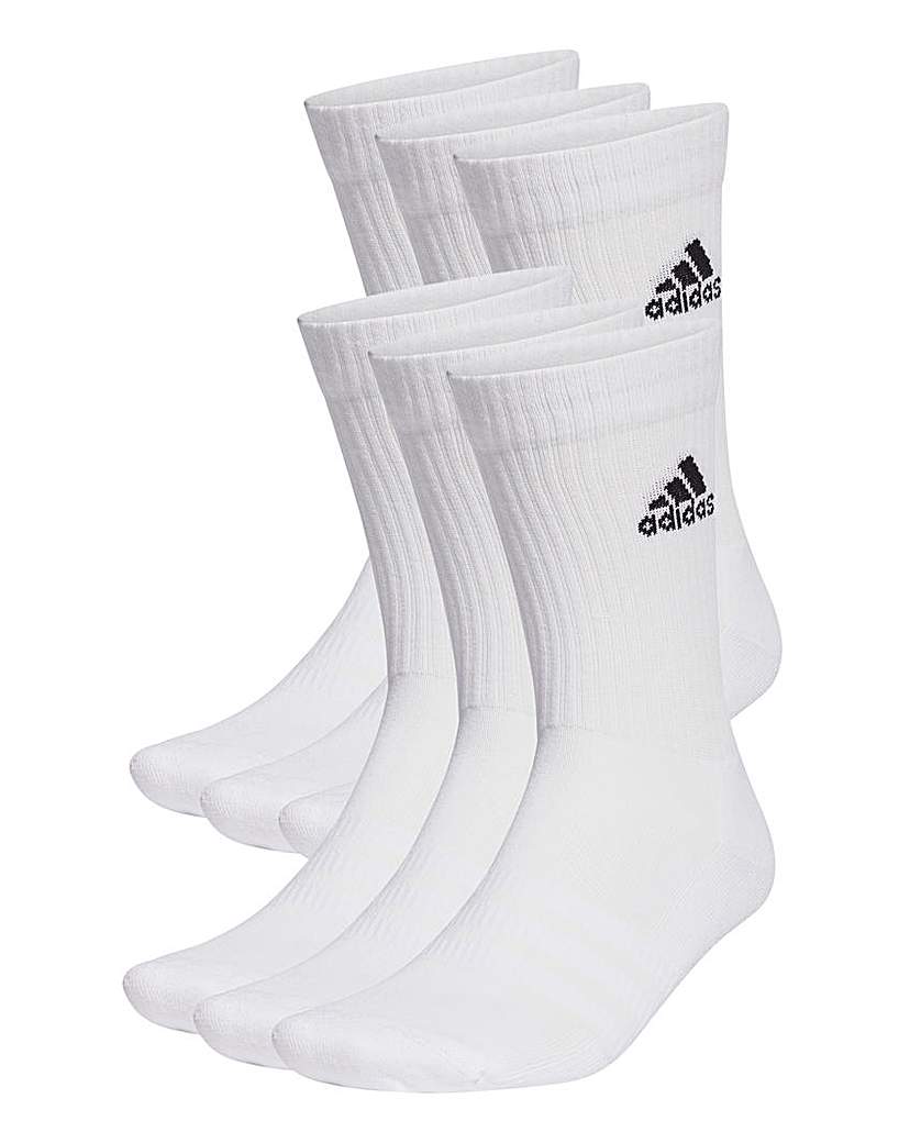 adidas Crew 6 Pack Socks