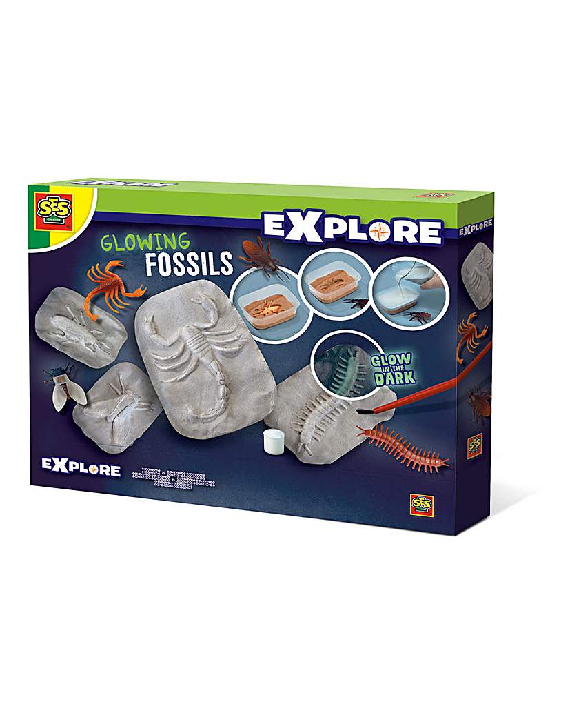 Image of Explore Glow-in-the-Dark Glowing Fossils