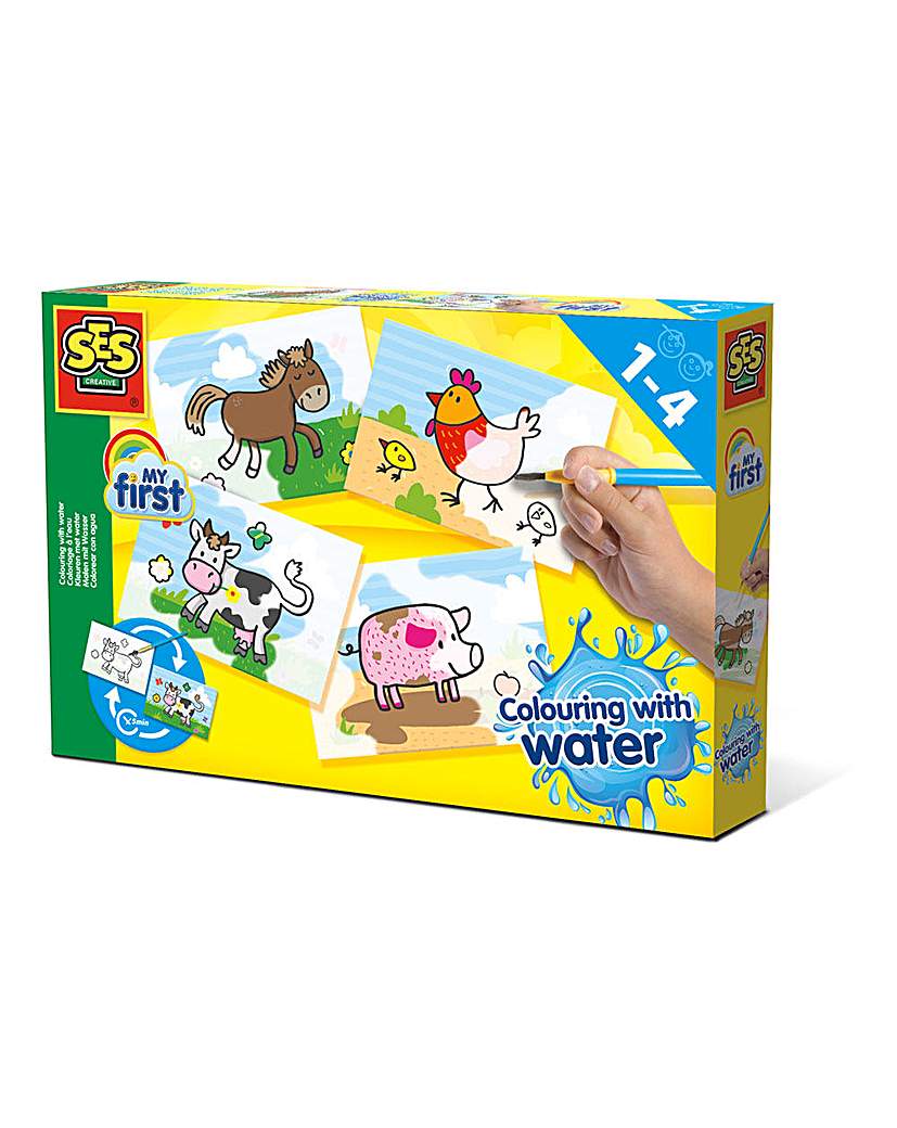 Image of My First Colouring Water Farm Animal Set