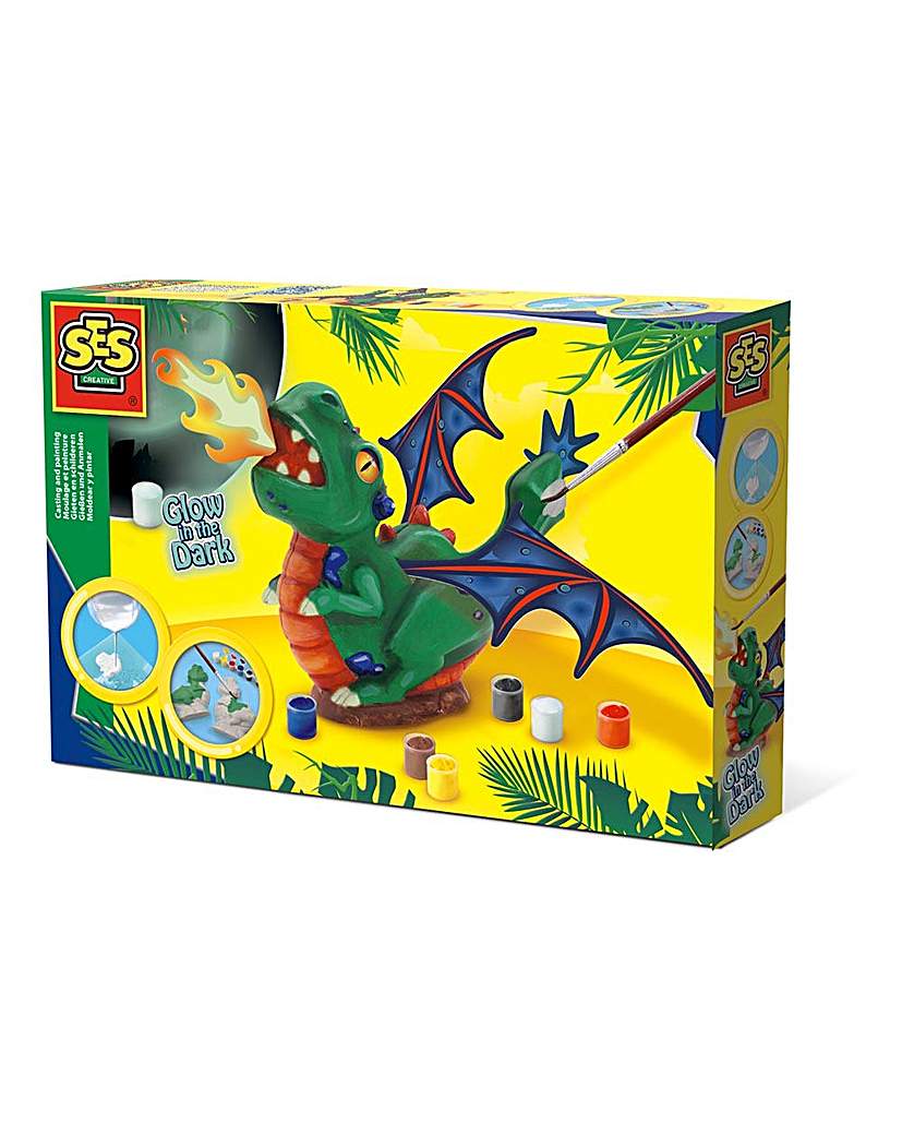 Image of Dragon Glow-in-the-Dark Painting Set