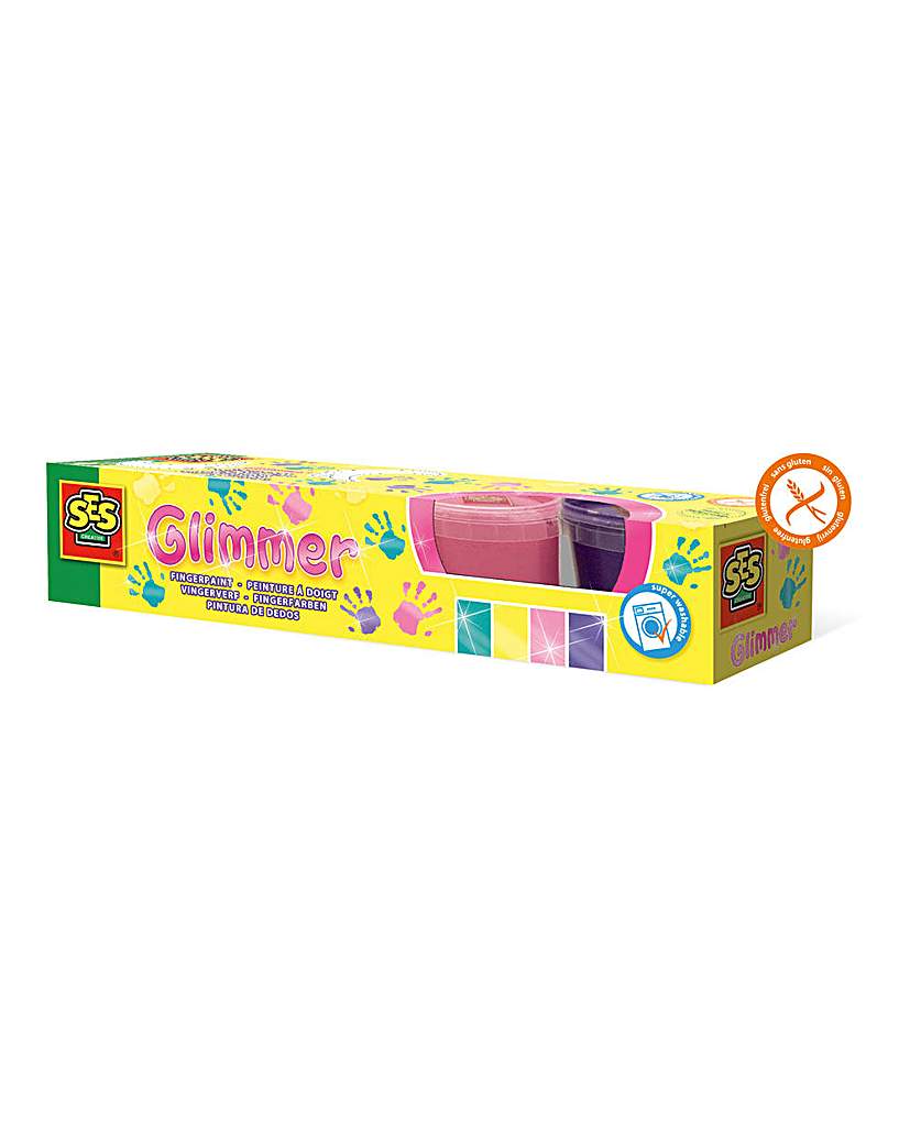 Image of Glimmer Washable Fingerpaint Set