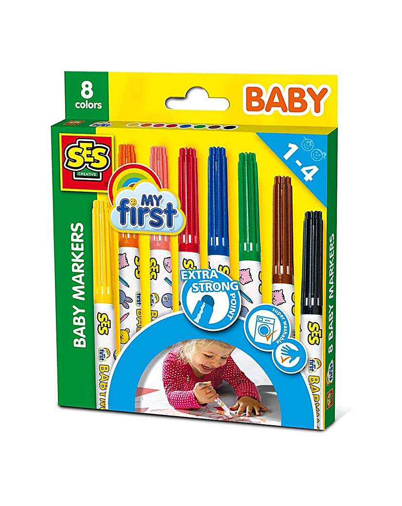 Image of My First Baby Markers Set, 8 Colours