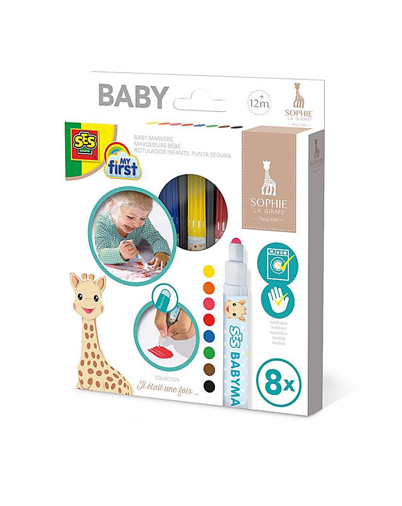 Sophie The Giraffe Baby Markers Set