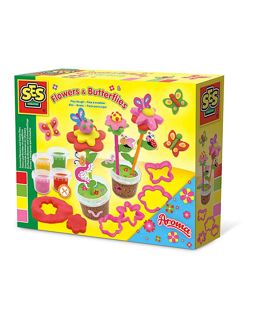 Image of Aroma Glitter Play Dough Butterflies Set