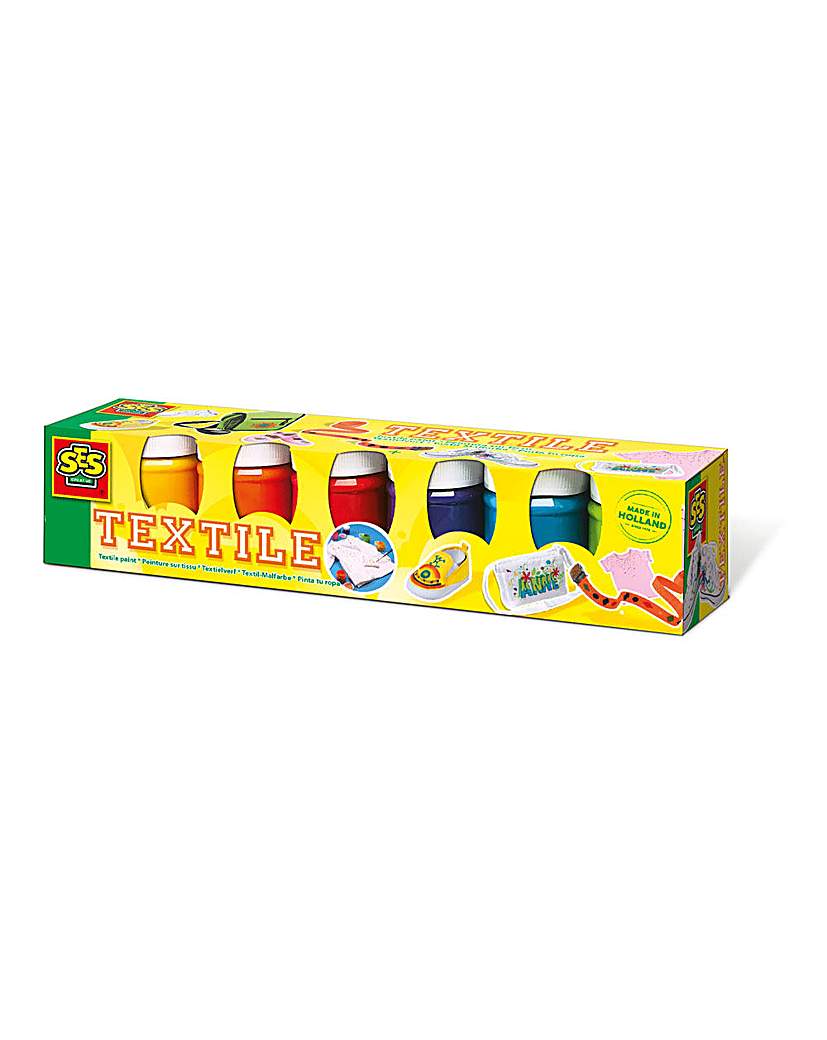 Image of Children's Trendy Textile Paint Set x 6