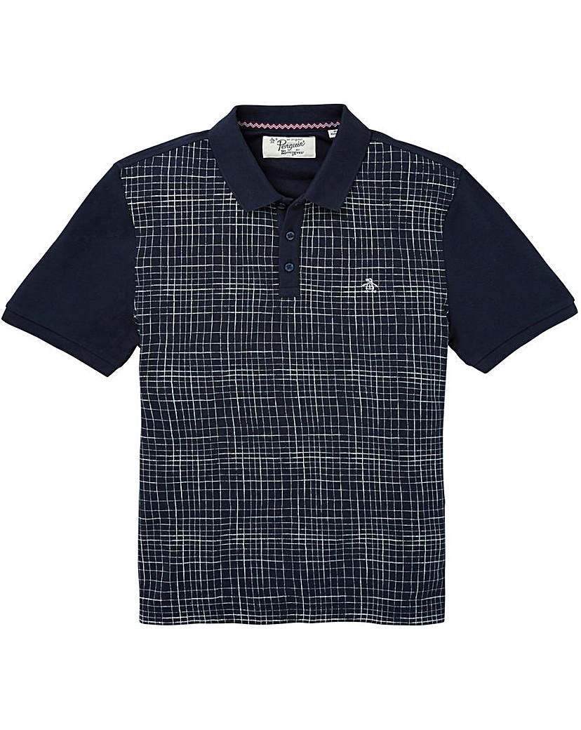 Image of Original Penguin Printed Front Polo