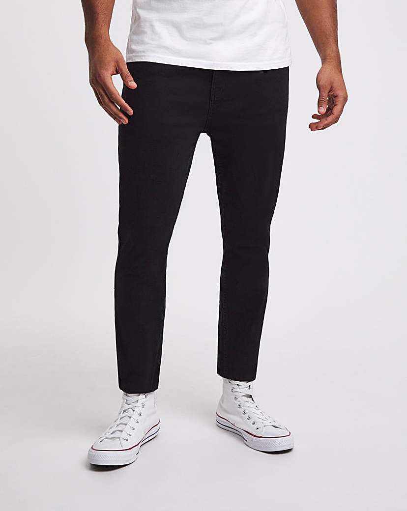 Black Skinny Fit Stretch Jeans