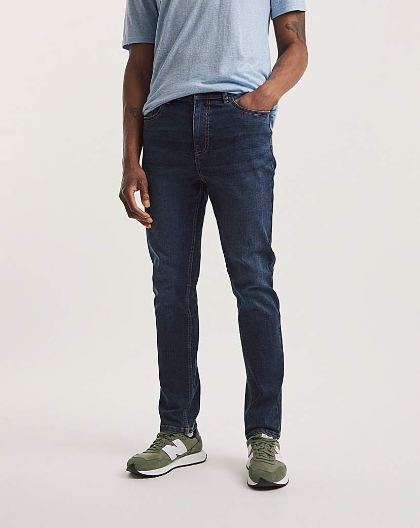 Darkwash Slim Fit Stretch Jeans