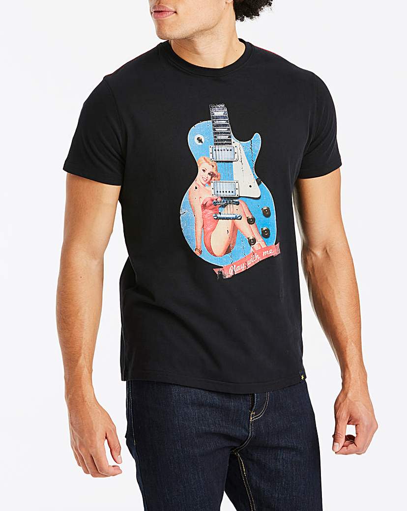 Image of Joe Browns Pin-Up Guitar T-Shirt Reg