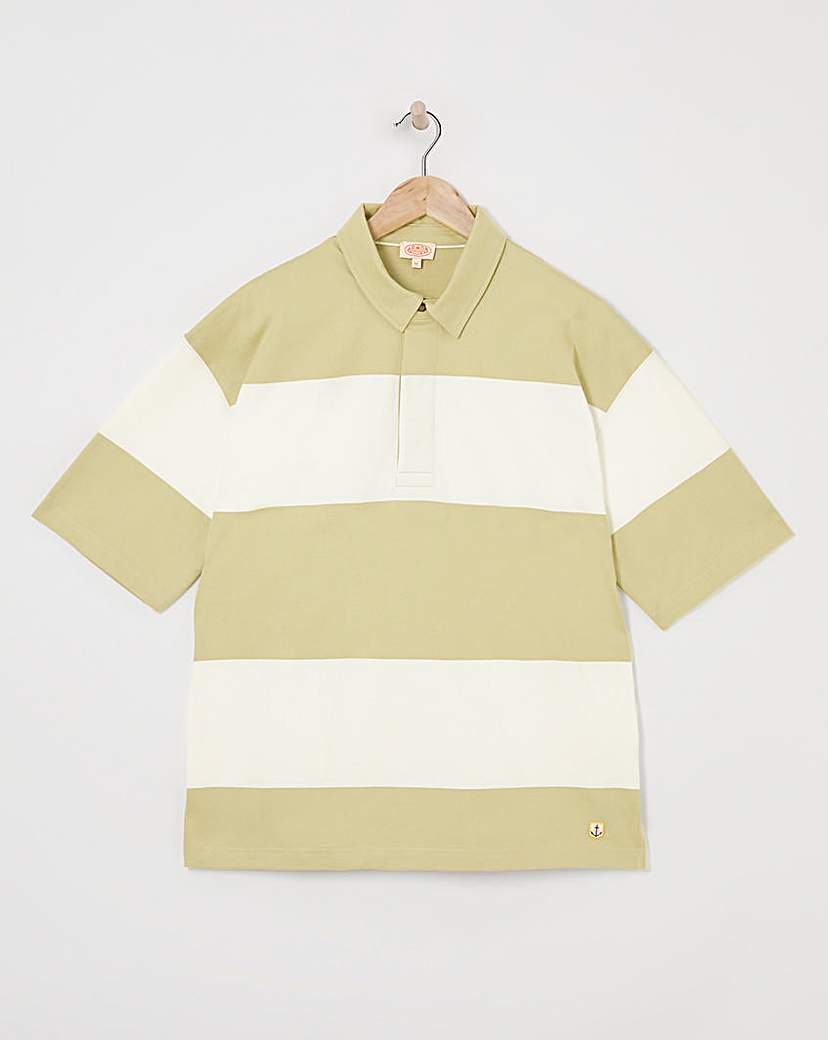 Armor Lux Striped Rugby Polo