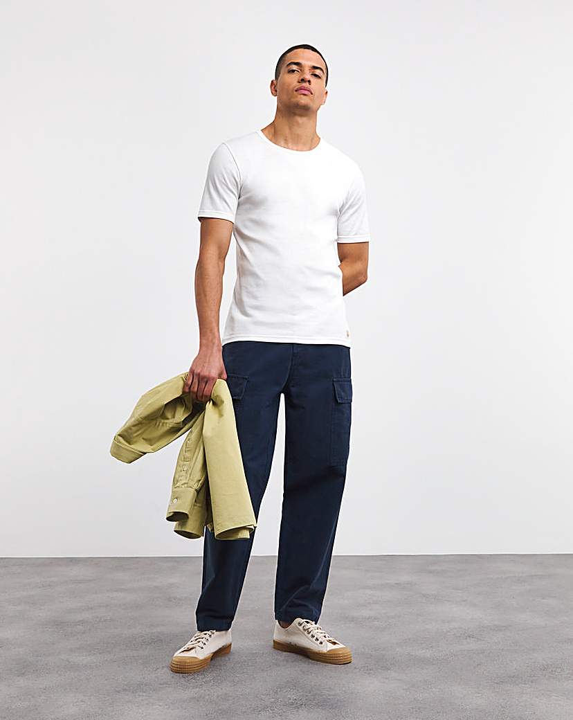 Armor Lux 2 Pack T-Shirt - Navy/White
