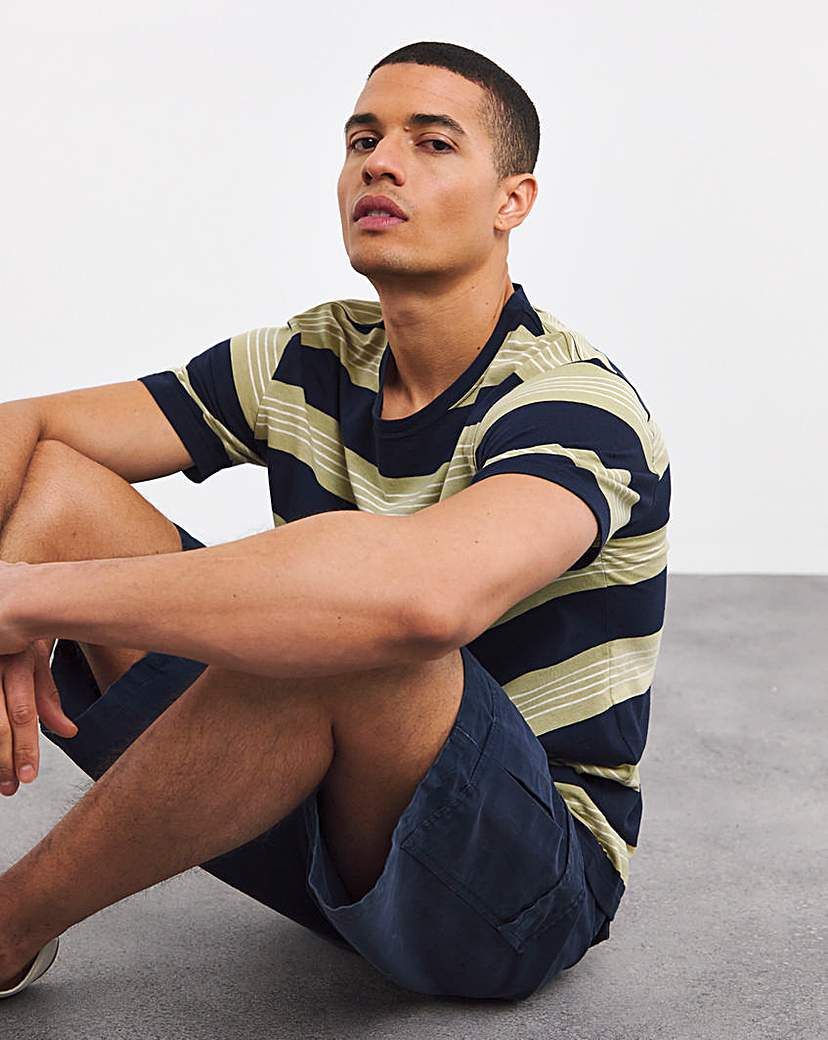 Armor Lux Striped Crew Neck T-Shirt