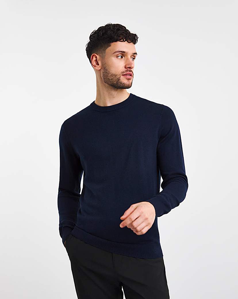 Merino Wool Crew Neck Sweater