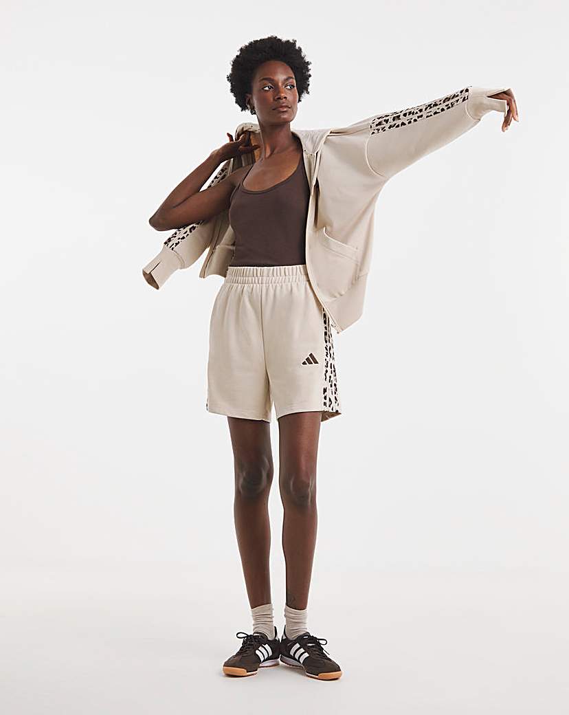 adidas 3-Stripes Animal Print Shorts