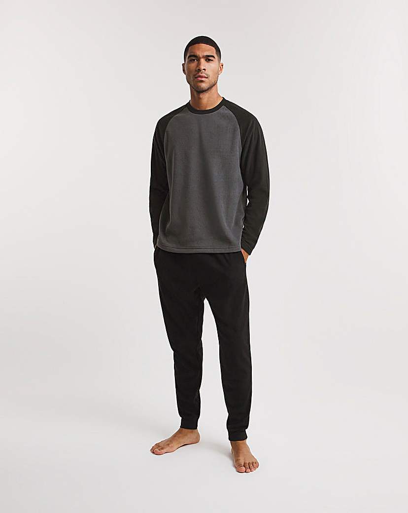 Raglan Fleece Pyjama Set