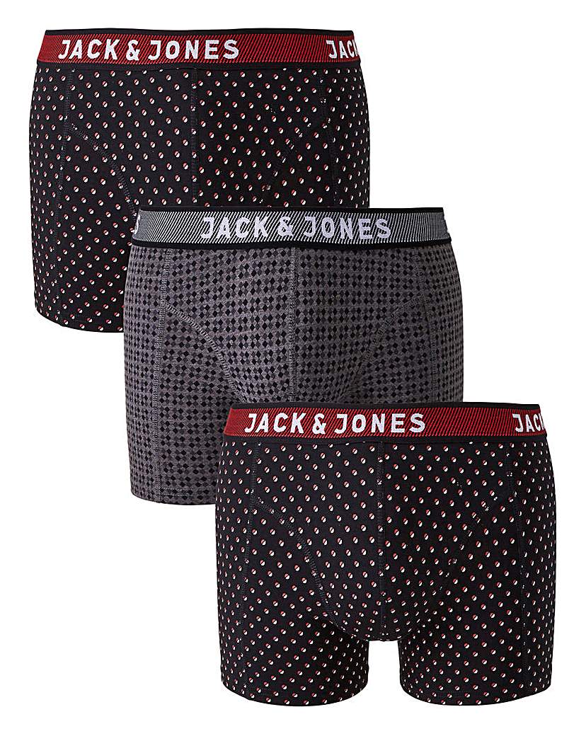 Image of Jack & Jones Jacpeter Pack of 3 Hipsters