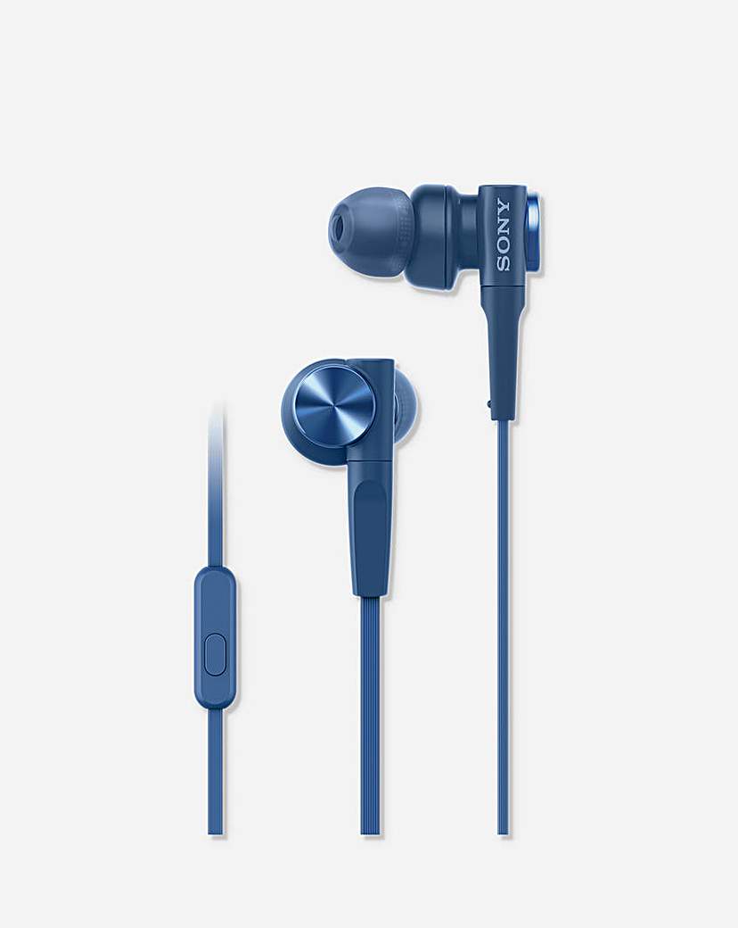 Sony MDR-XB55AP Headphones Blue