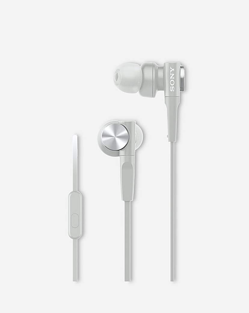 Sony MDR-XB55AP Headphones White