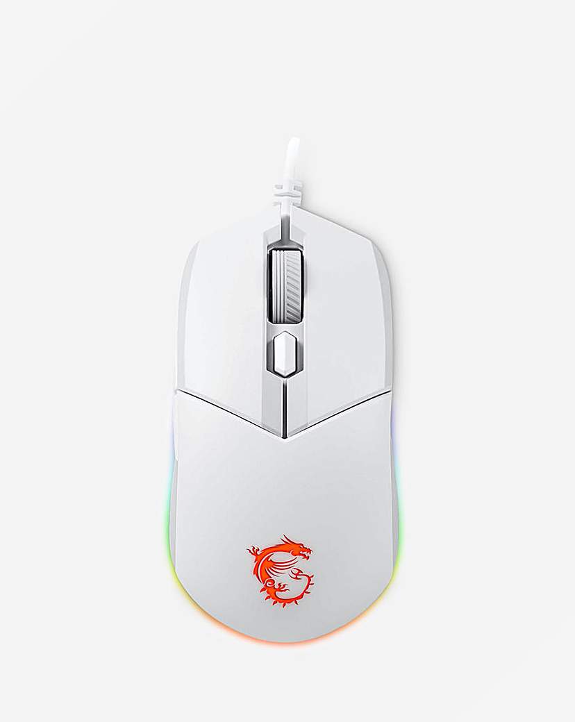MSI CLUTCH GM11 WHITE RGB Gaming Mouse