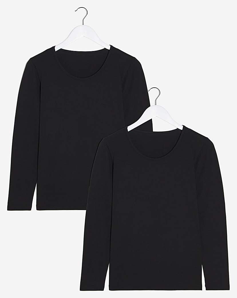 2 Pack Thermal Long Sleeve Tops