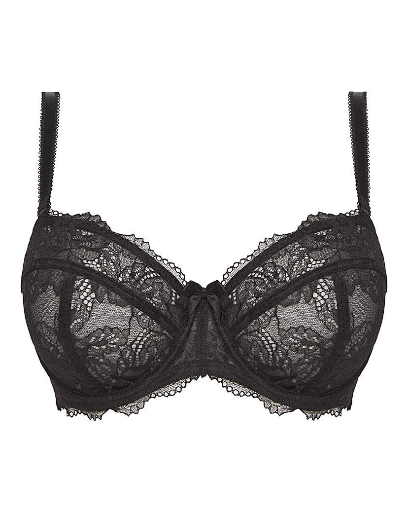 Ella Lace Multiway Wired Bra Black