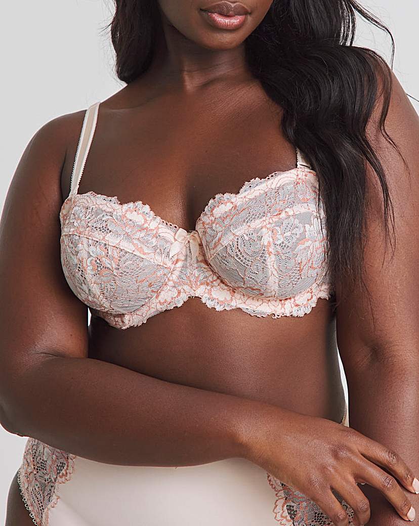 Ella Lace Multiway Wired Bra Blush
