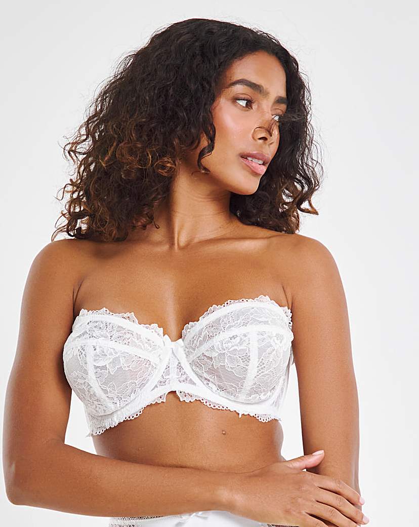 Ella Lace Multiway Wired Bra White