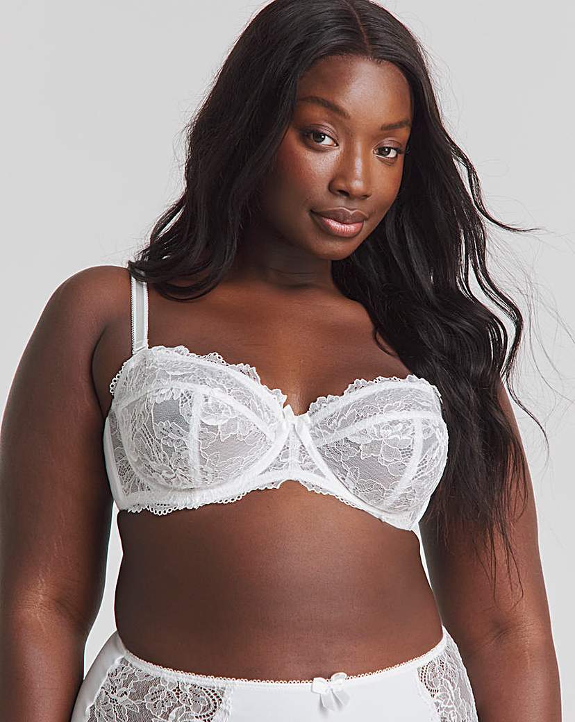 Ella Lace Multiway Wired Bra White