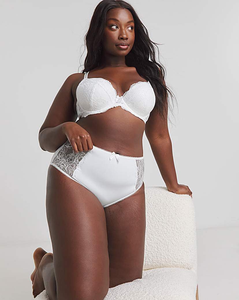 Navy/White 2 Pack Ella Lace Briefs