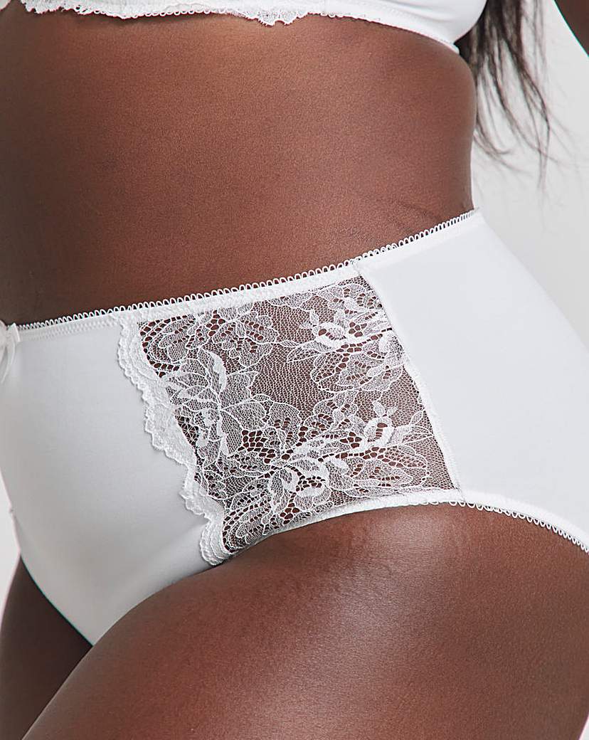 Navy/White 2 Pack Ella Lace Briefs