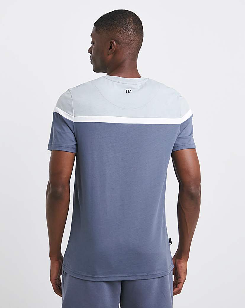 11 Degrees Contrast Panel T-Shirt