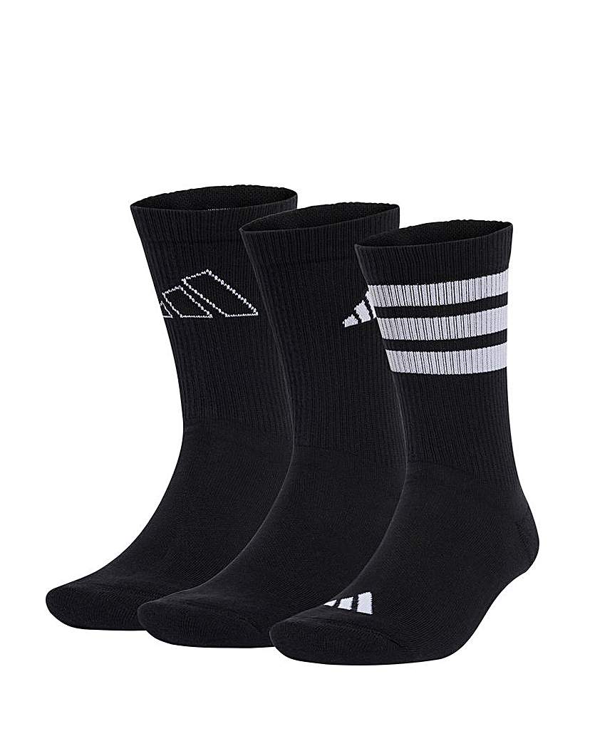 New In - adidas Logo 3 Pack Socks