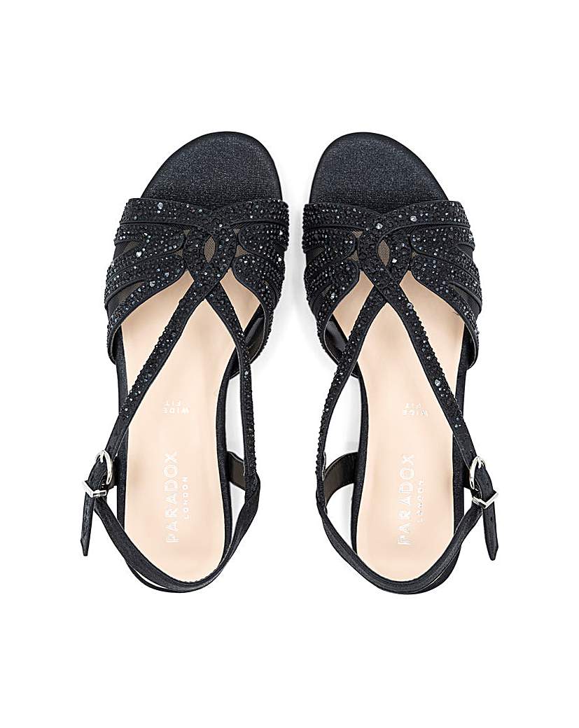 Paradox London Quest Wide Fit Sandals