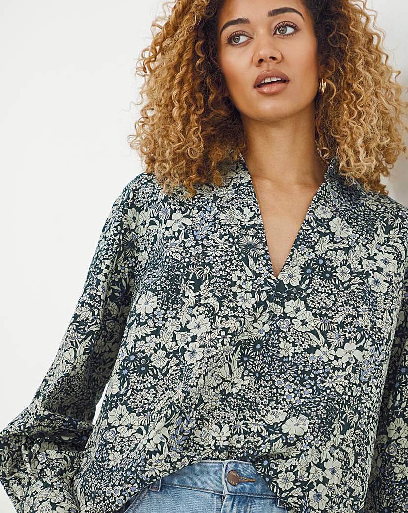 Y.A.S Print Collar Tunic