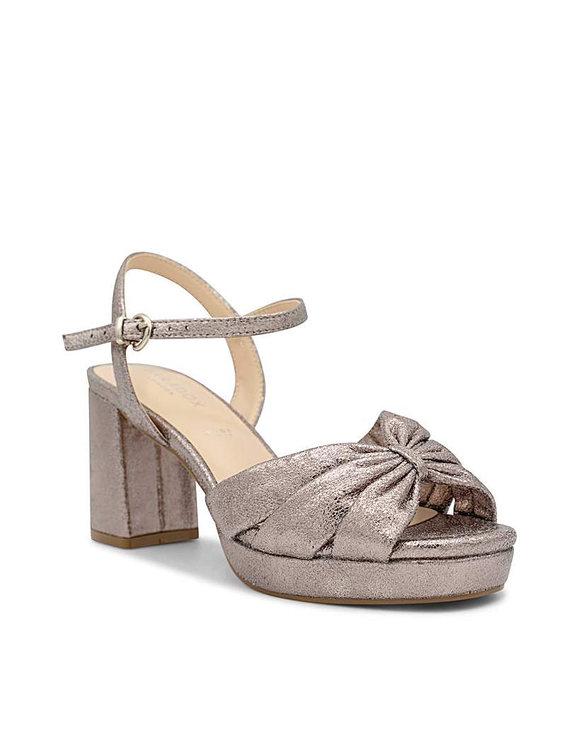 Paradox London Nerita Wide E Fit Sandals