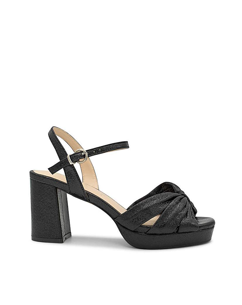 Paradox London Nerita Wide E Fit Sandals