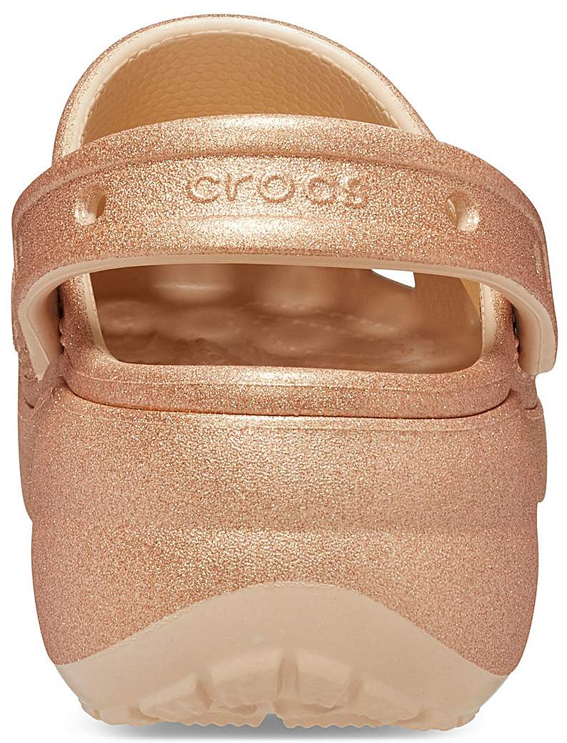 Crocs Classic Platform Glitter Clog