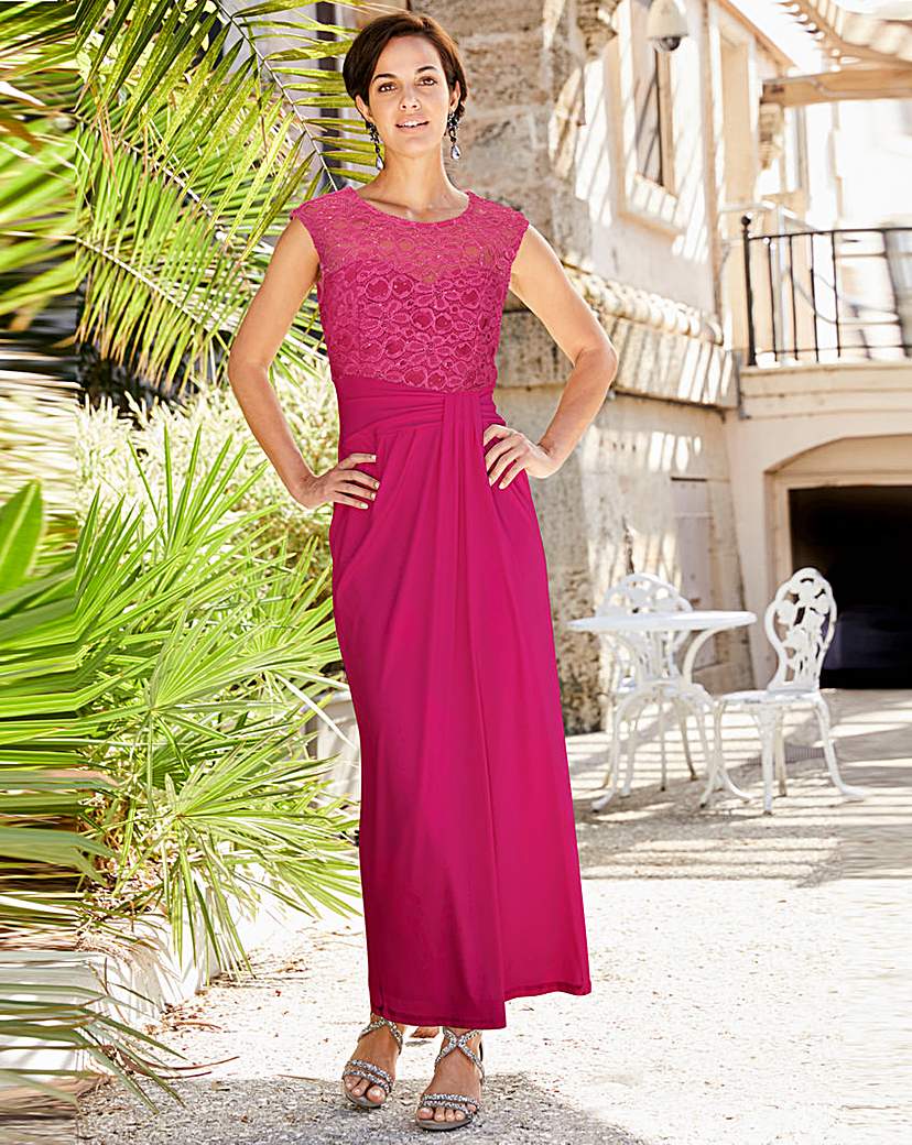 joanna hope lace dress and jacket set