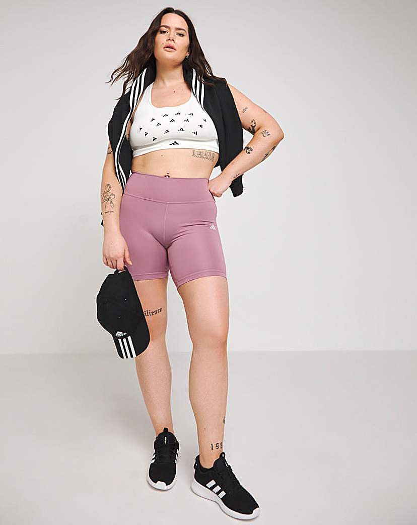 adidas Train Essentials Short Legging - Dusty Pink
