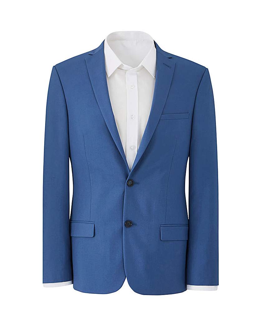 W&B London Blue Slim Suit Jacket R