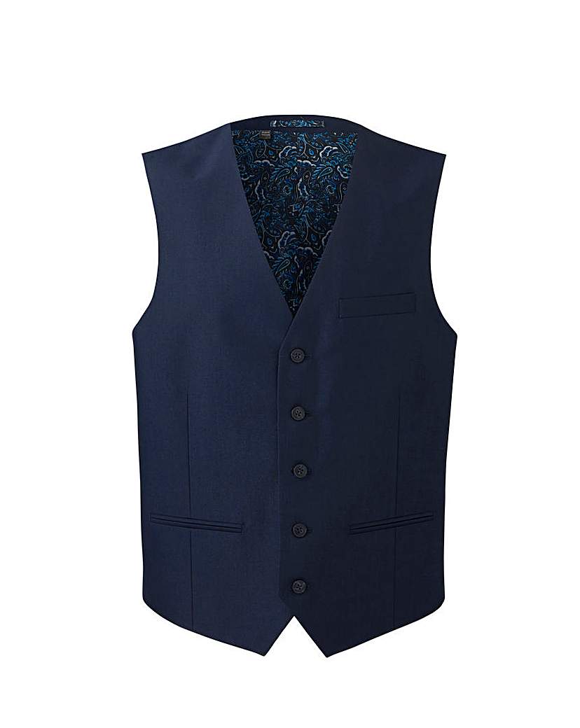 Blue Tonic Suit Waistcoat